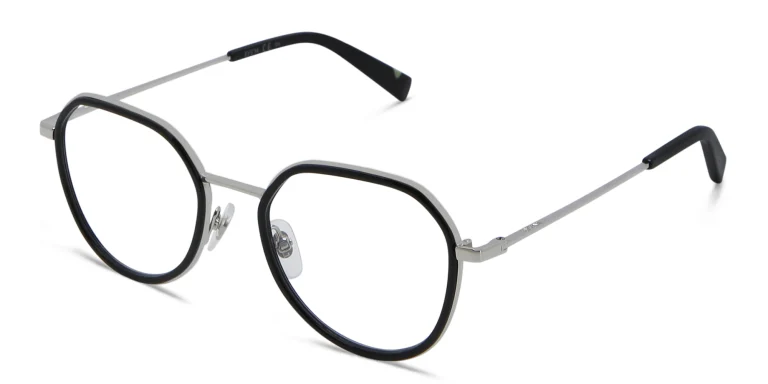 Shop EYE'M Unisex Round Eyeglasses in Black online.