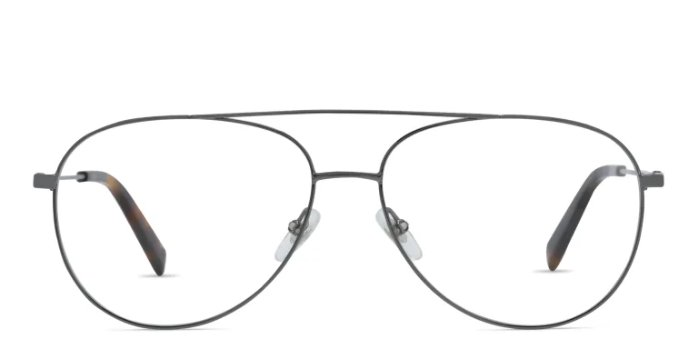 Shop EYE'M Unisex Wide Aviator Eyeglasses in Grey online.