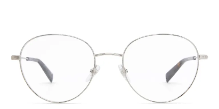 Shop EYE'M Unisex Round Eyeglasses in Silver online.