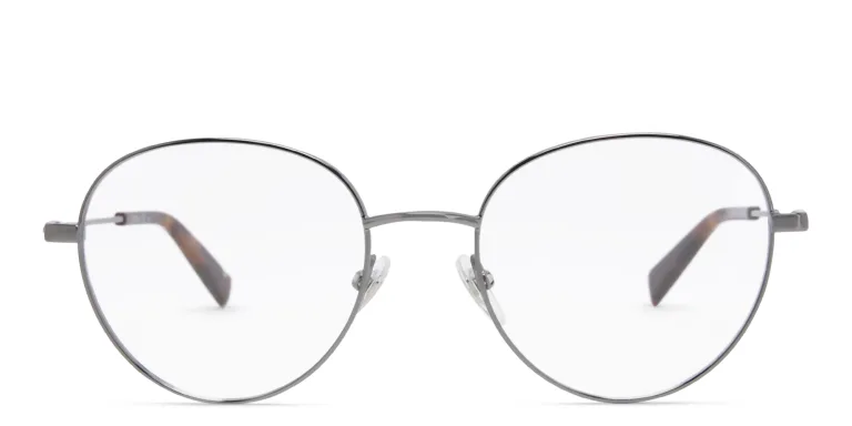 Shop EYE'M Unisex Round Eyeglasses in Gunmetal online.