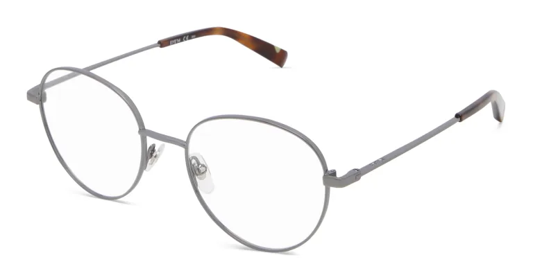 Shop EYE'M Unisex Round Eyeglasses in Gunmetal online.