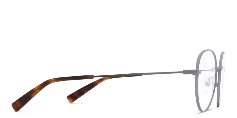 Shop EYE'M Unisex Round Eyeglasses in Gunmetal online.