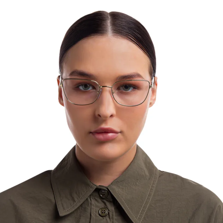 Shop EYE'M Square Eyeglasses in Havana online.