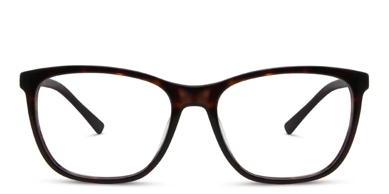 Shop EYE'M Square Eyeglasses in Havana online.