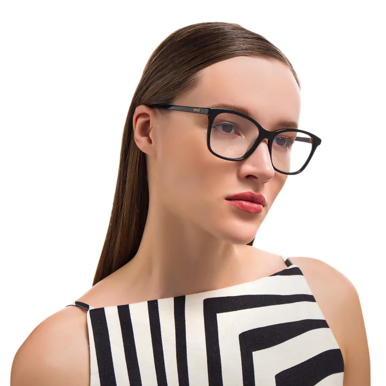 Shop EYE'M Cat Eye Eyeglasses in Black online.