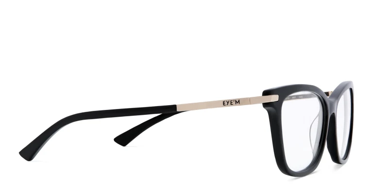 Shop EYE'M Cat Eye Eyeglasses in Black online.