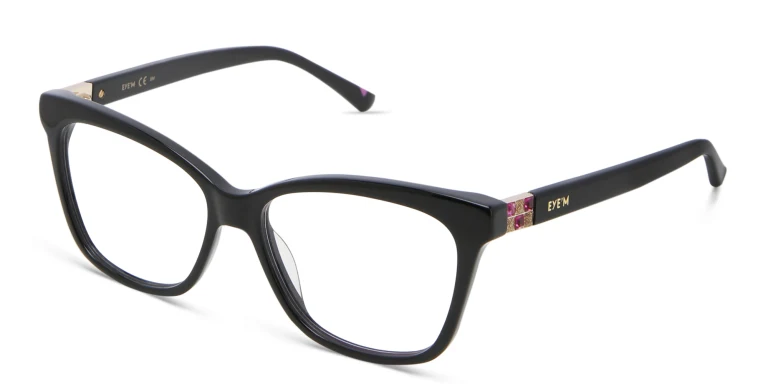 Shop EYE'M Cat Eye Eyeglasses in Black online.