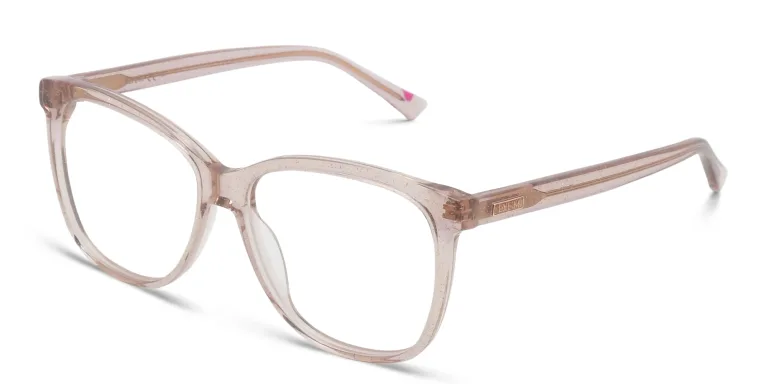 Shop EYE'M Square Eyeglasses in Nude online.