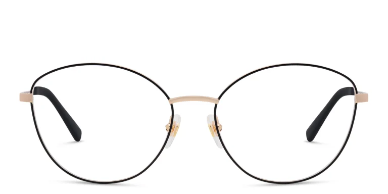 Shop EYE'M Wide Cat Eye Eyeglasses in Black online.