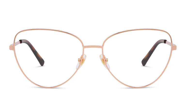 Shop EYE'M Cat Eye Eyeglasses in Gold online.