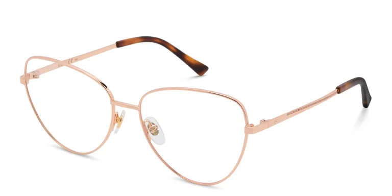 Shop EYE'M Cat Eye Eyeglasses in Gold online.