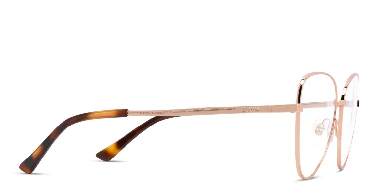Shop EYE'M Cat Eye Eyeglasses in Gold online.