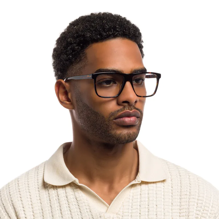 Shop EYE'M Square Eyeglasses in Havana online.