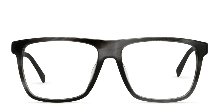 Shop EYE'M Square Eyeglasses in Grey online.