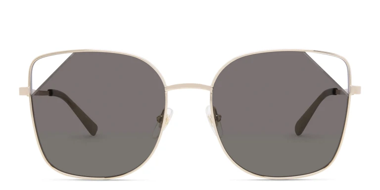 Shop EYE'M Cat Eye Sunglasses in Gold online.