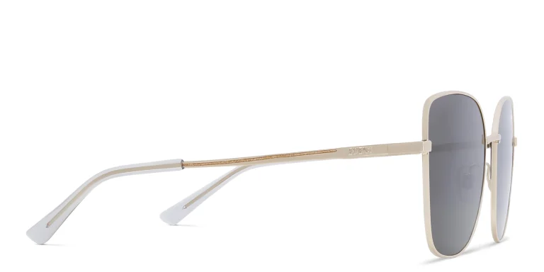 Shop EYE'M Cat Eye Sunglasses in Gold online.