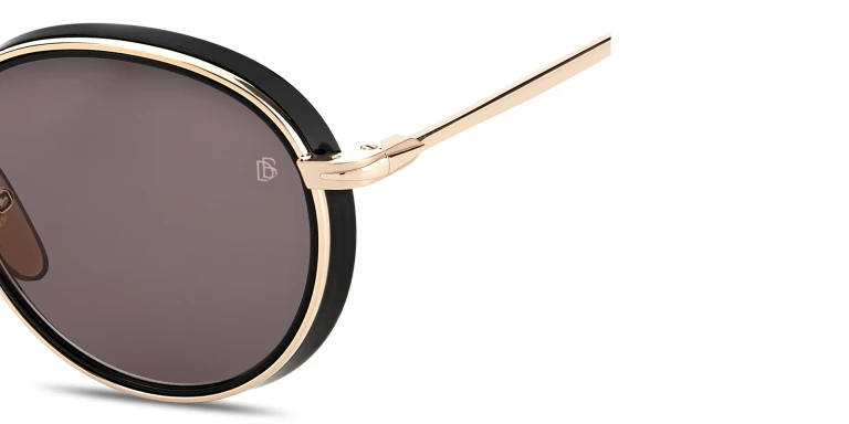 Shop DAVID BECKHAM Panthos Sunglasses in Gold online.