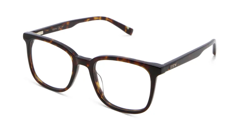 Shop EYE'M Square Eyeglasses in Havana online.