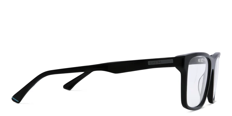Shop EYE'M Rectangle Eyeglasses in Black online.