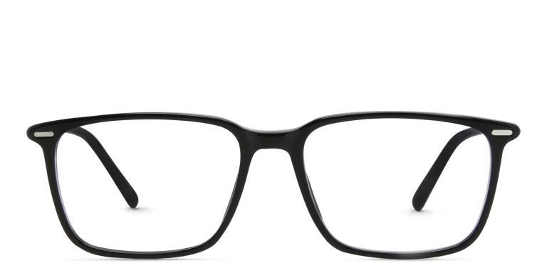 Shop EYE'M Rectangle Eyeglasses in Black online.