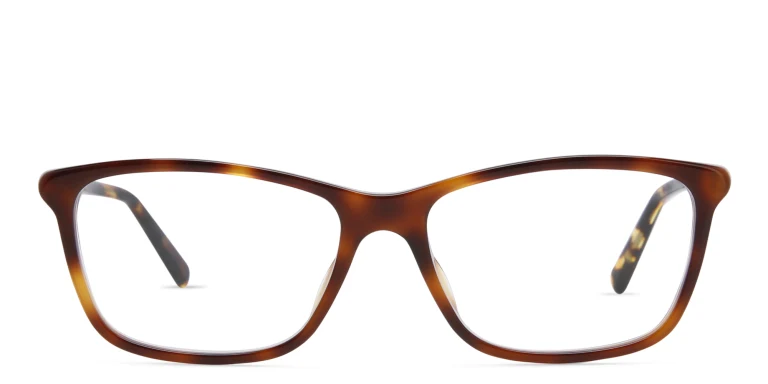 Shop EYE'M Rectangle Eyeglasses in Havana online.