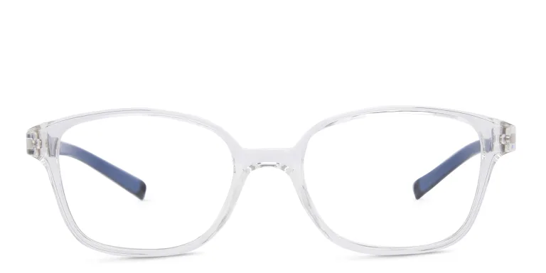 Shop EYE'M Kids Rectangle Eyeglasses in Clear online.
