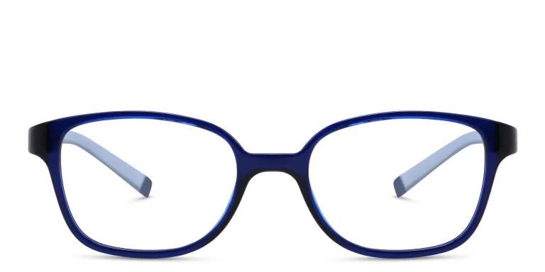 Shop EYE'M Kids Rectangle Eyeglasses in Blue online.