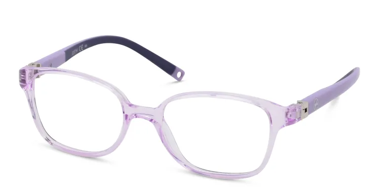 Shop EYE'M Kids Rectangle Eyeglasses in Purple online.