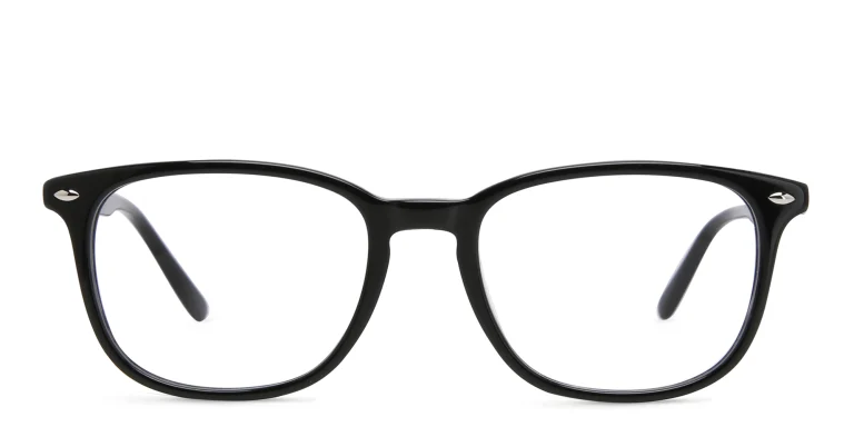 Shop EYE'M Kids Square Eyeglasses in Black online.