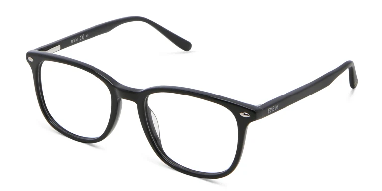 Shop EYE'M Kids Square Eyeglasses in Black online.