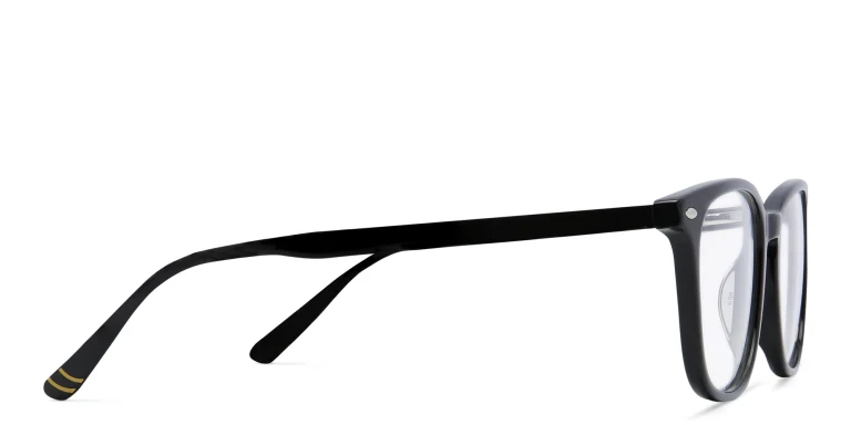 Shop EYE'M Kids Square Eyeglasses in Black online.