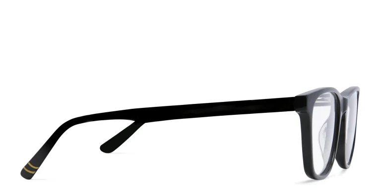 Shop EYE'M Kids Rectangle Eyeglasses in Black online.