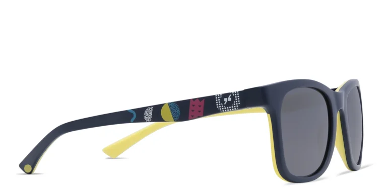 Shop EYE'M Kids Square Sunglasses in Blue online.