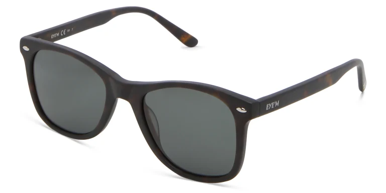 Shop EYE'M Kids Square Sunglasses in Black online.