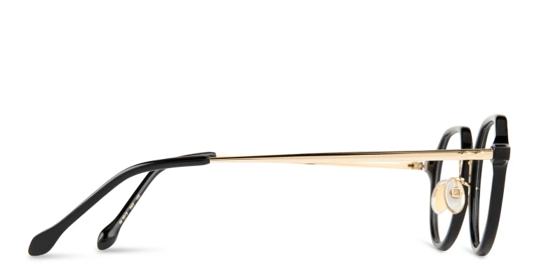 Shop ISABEL MARANT Irregular Eyeglasses in Black online.