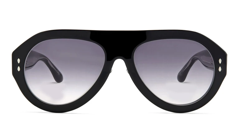 Shop ISABEL MARANT Pilot Sunglasses in Black online.