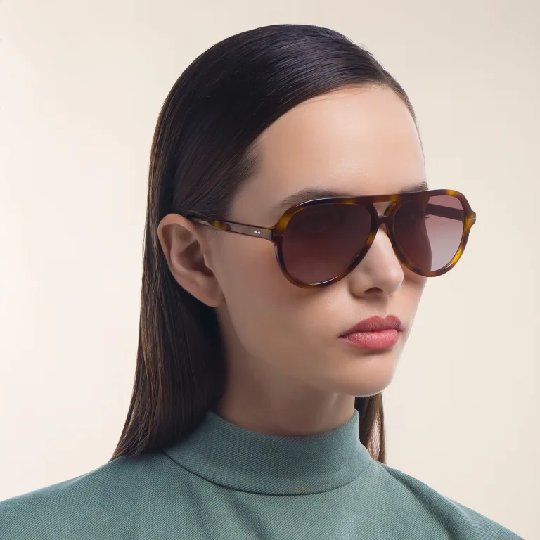 Shop ISABEL MARANT Pilot Sunglasses in Havana online.
