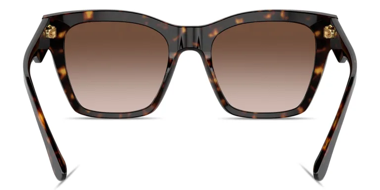 Shop Dolce & Gabbana DG Motif Square Sunglasses in Havana online.