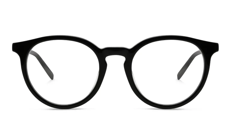 Shop EYE'M Round Eyeglasses in Black online.