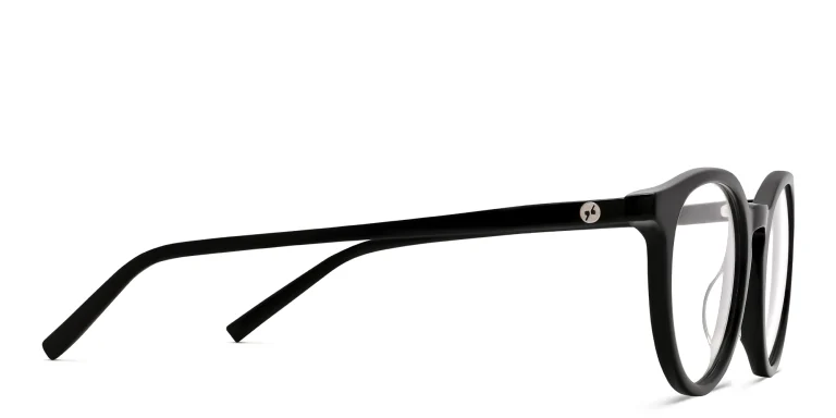 Shop EYE'M Round Eyeglasses in Black online.