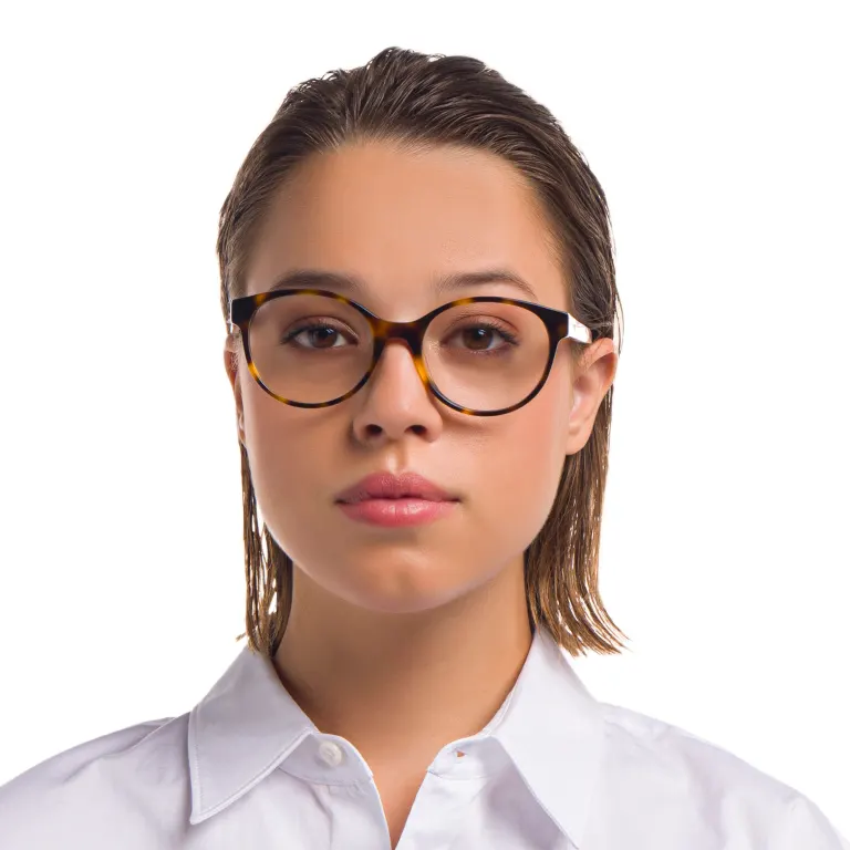 Shop EYE'M Round Eyeglasses in Havana online.