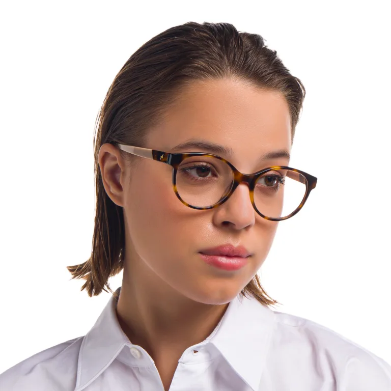 Shop EYE'M Round Eyeglasses in Havana online.