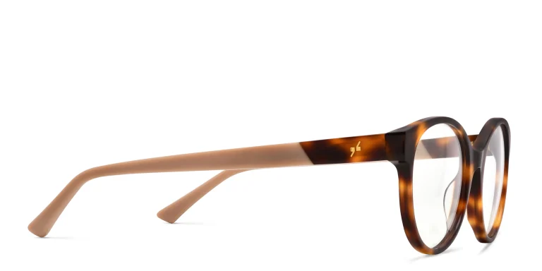 Shop EYE'M Round Eyeglasses in Havana online.