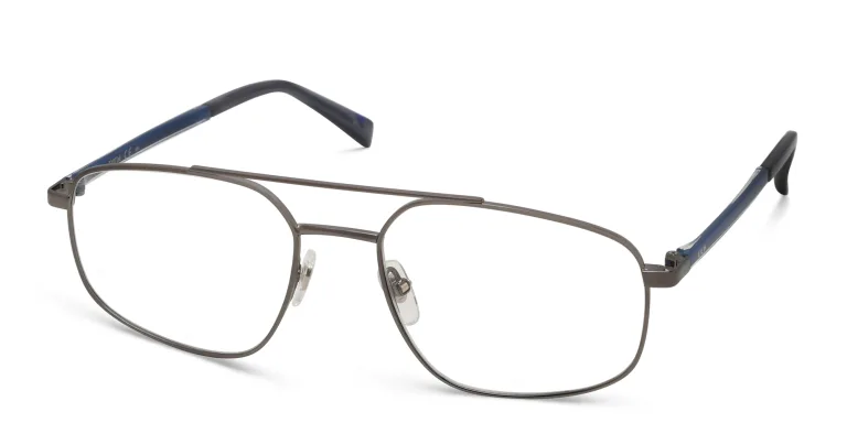 Shop EYE'M Wide Aviator Eyeglasses in Gunmetal online.
