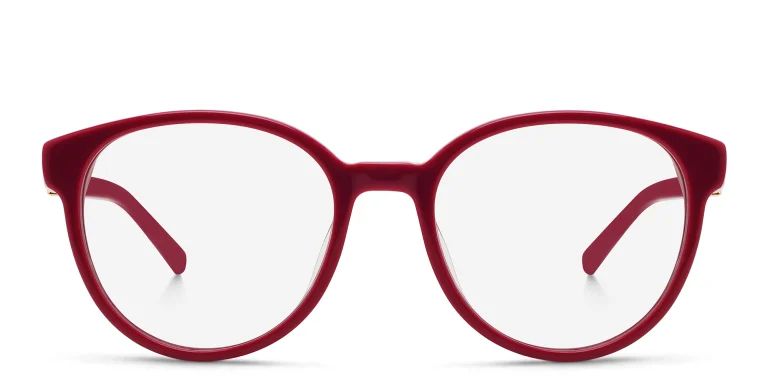 Shop EYE'M Round Eyeglasses in Purple online.