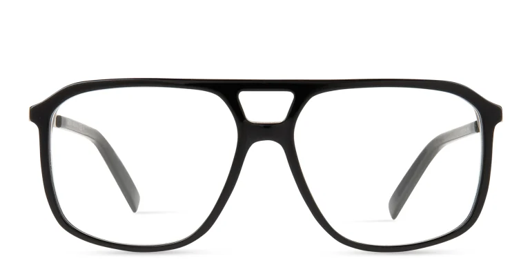 Shop EYE'M Wide Aviator Eyeglasses in Havana online.