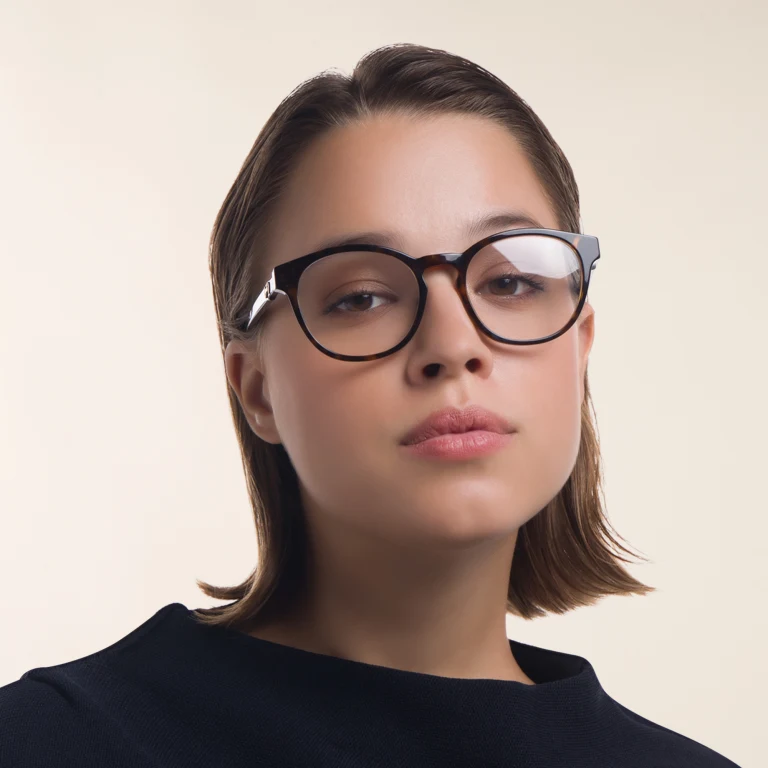 Shop EYE'M Round Eyeglasses in Havana online.