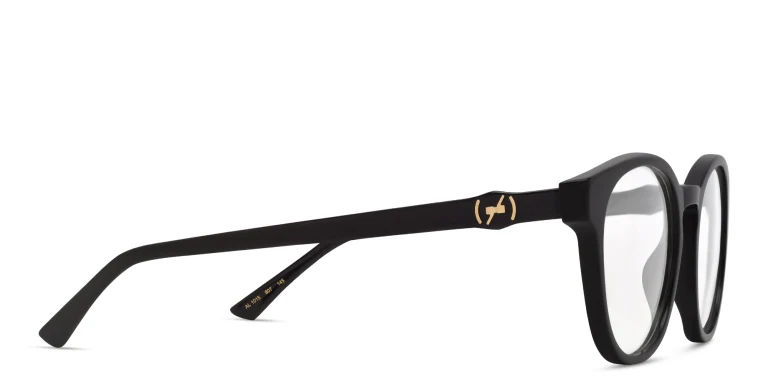 Shop EYE'M Round Eyeglasses in Black online.