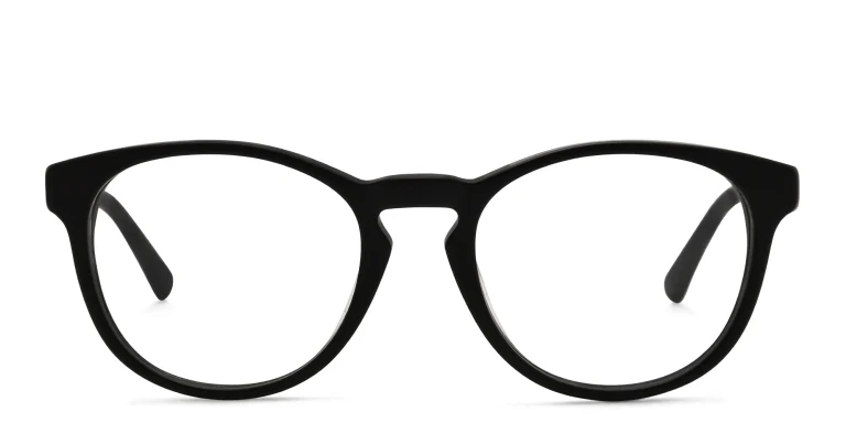 Shop EYE'M Round Eyeglasses in Black online.