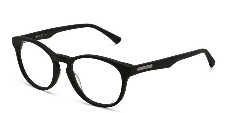 Shop EYE'M Round Eyeglasses in Black online.